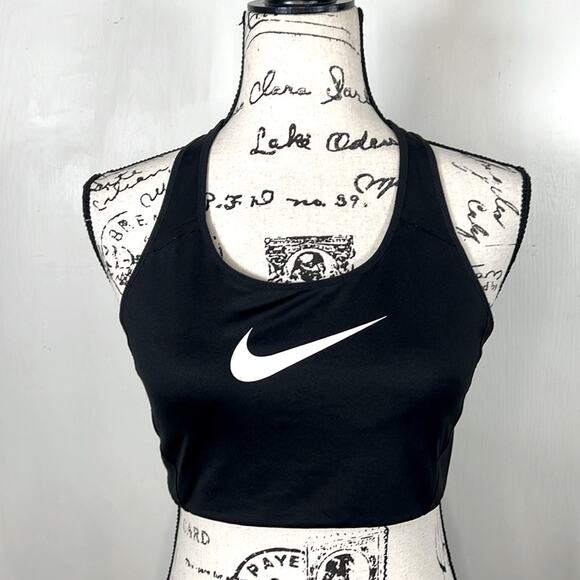 Nike Women's Black Racerback Sports Bra size XL - Picture 2 of 8